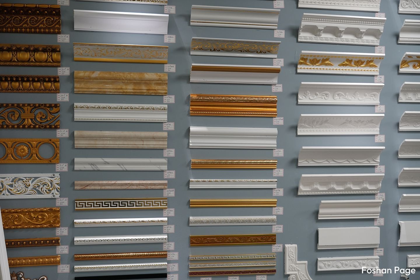 decorative lines of celings in Foshan Market