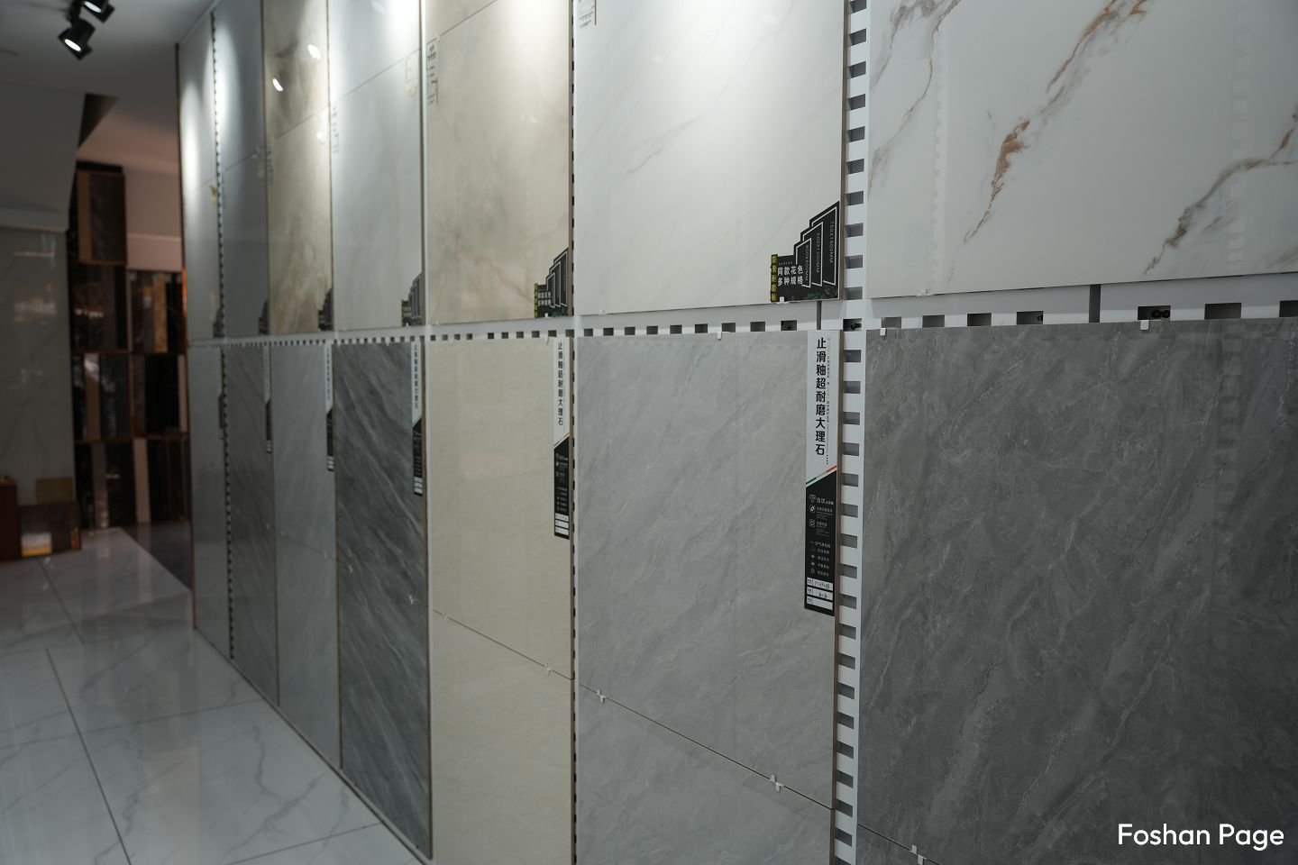 marble tile of NA CERAMICS in Foshan Casa Market