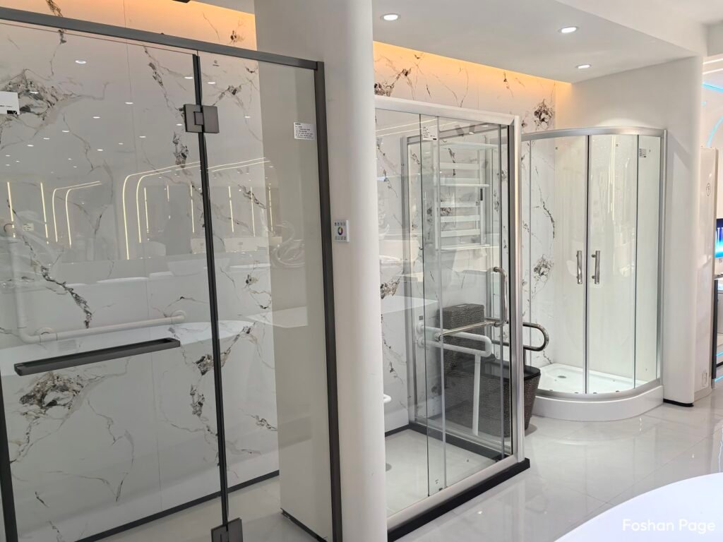 shower rooms of OUSIKU Sanitary supplier in Foshan Casa Market