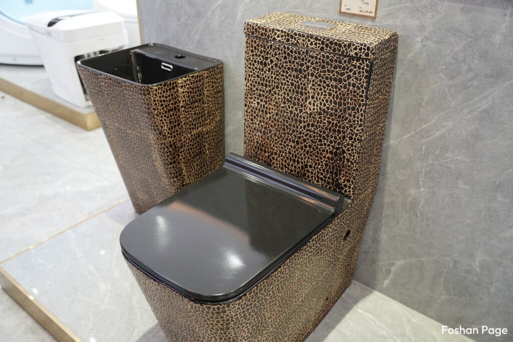 toilet in the Foshan Sanitary Ware Supplier showroom