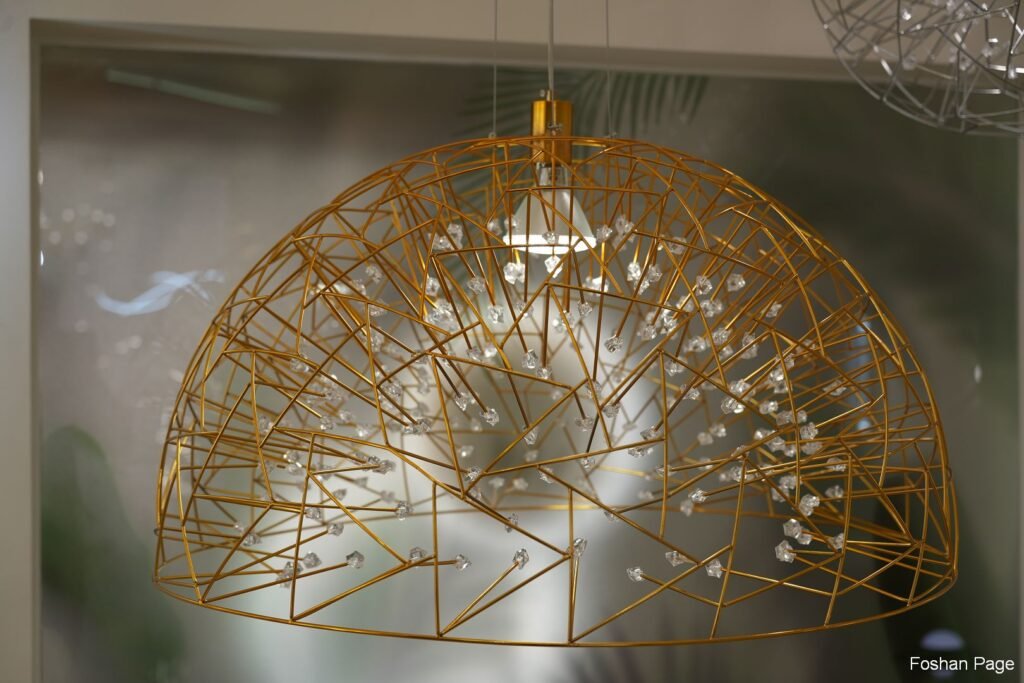 a Unique Lighting Showroom in Foshan Shunle Lighting City