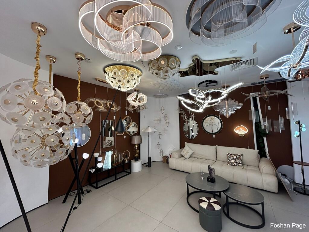 modern-led-ring-light-living-room-display-foshan