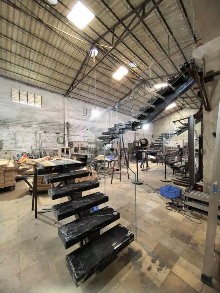 modern-black-staircase-installation